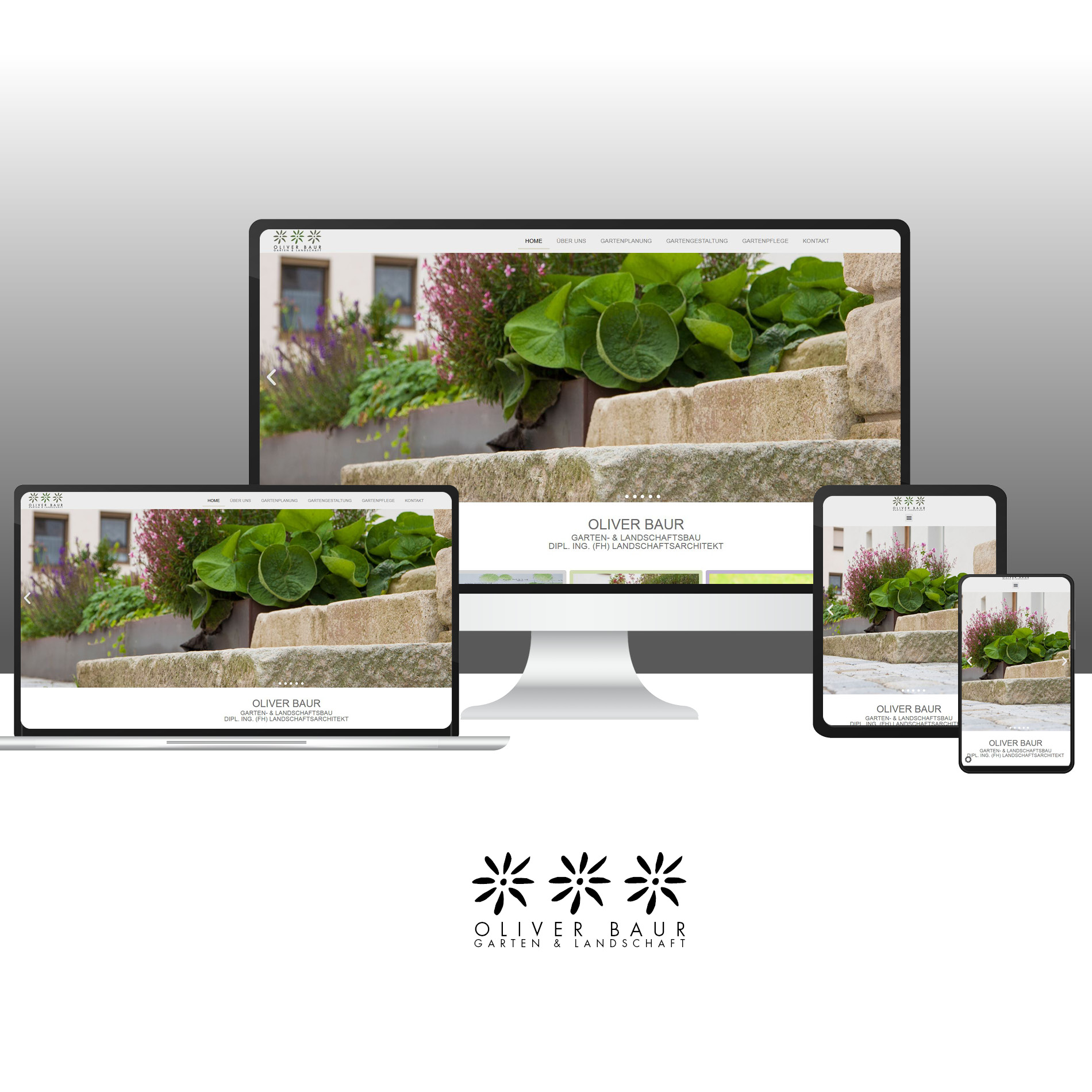 Referenzbild: website wordpress (CMS) für Felix Oliver Baur in Hirrlingen