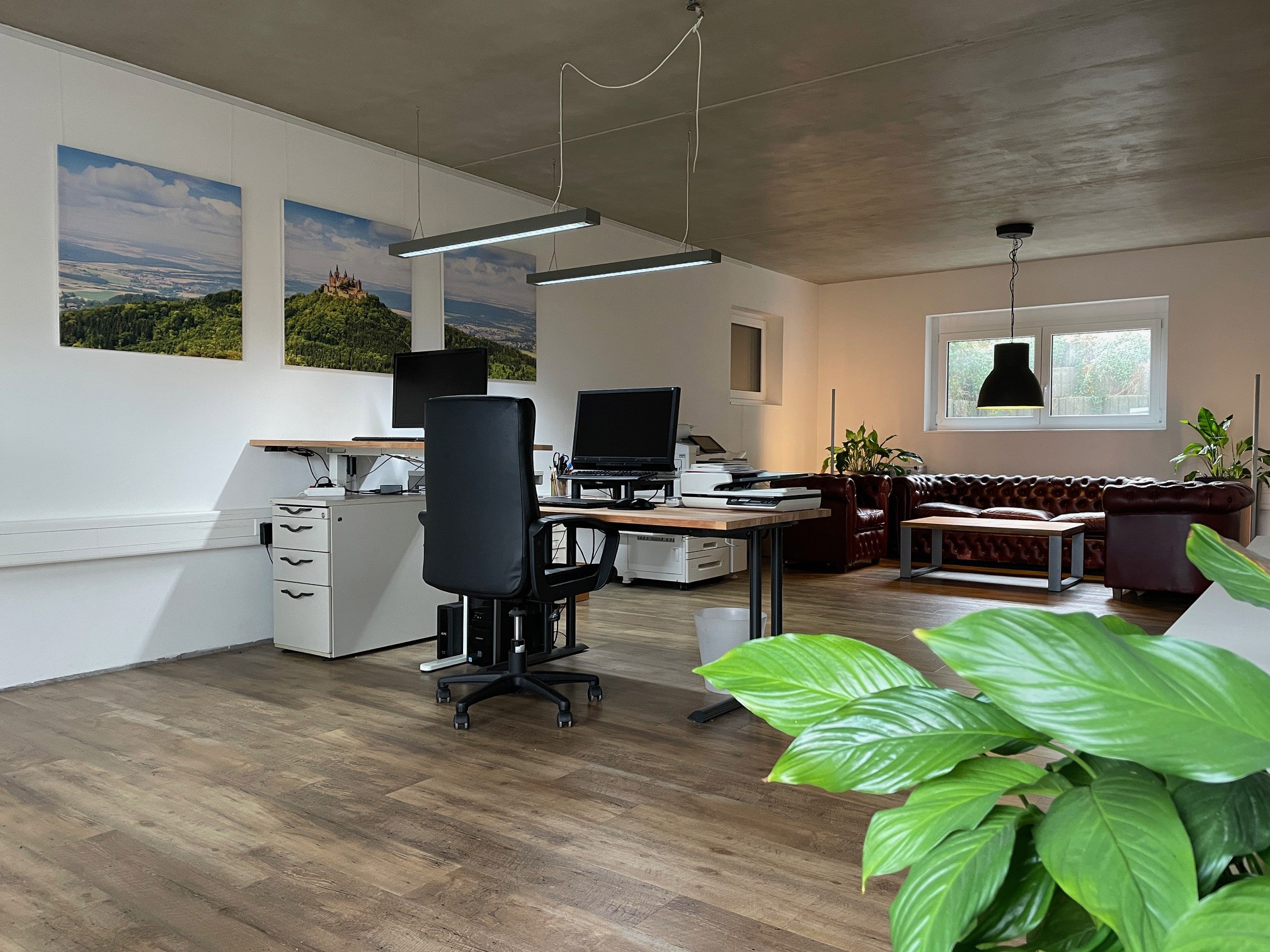 KONTAKT | bilger-design | Bild: Grafikdesignbüro in Rangendingen von Roland Bilger / Arbeitsplätze