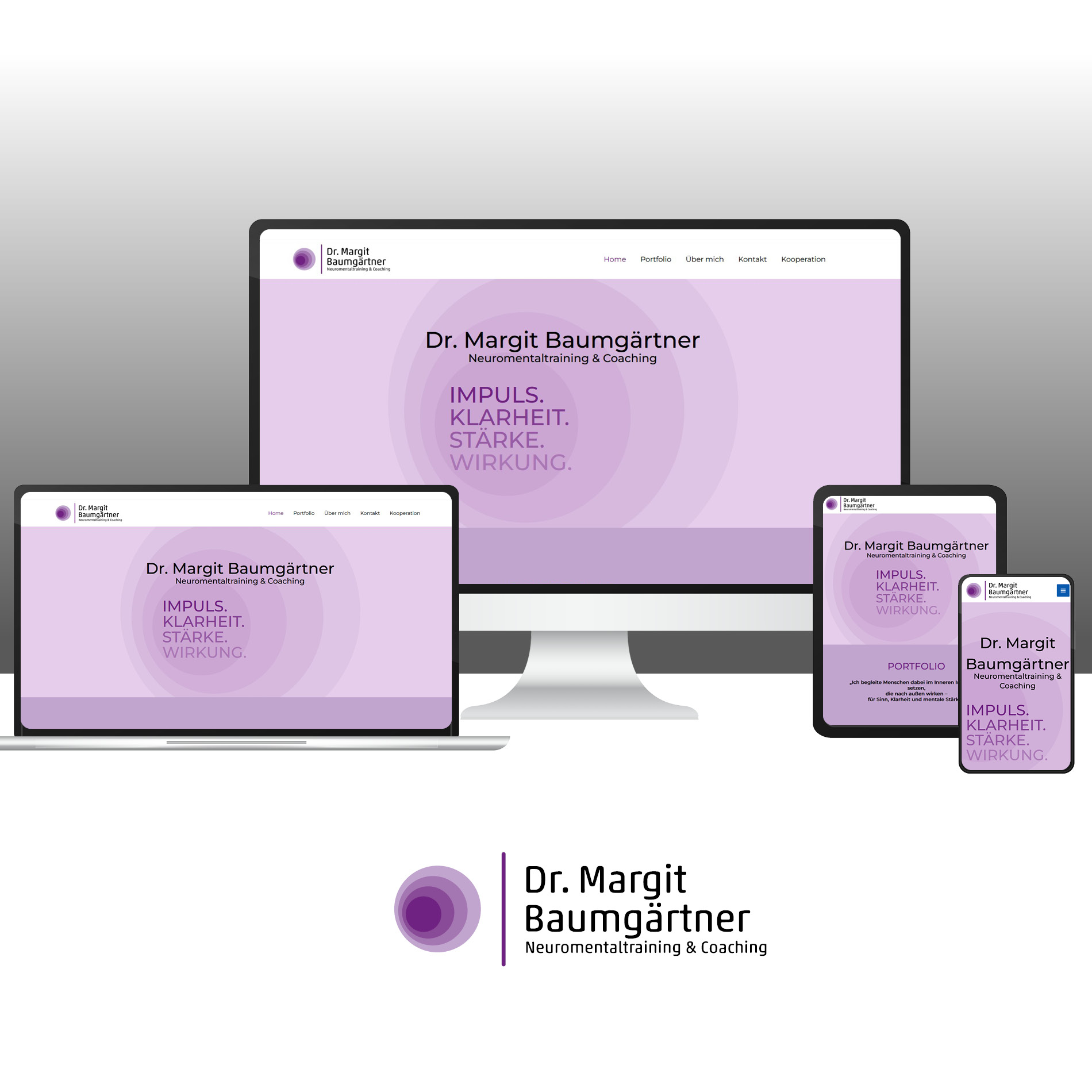 Referenzbild: website wordpress (CMS) für dr Baumgärtner / Neurometaltraining & Coaching