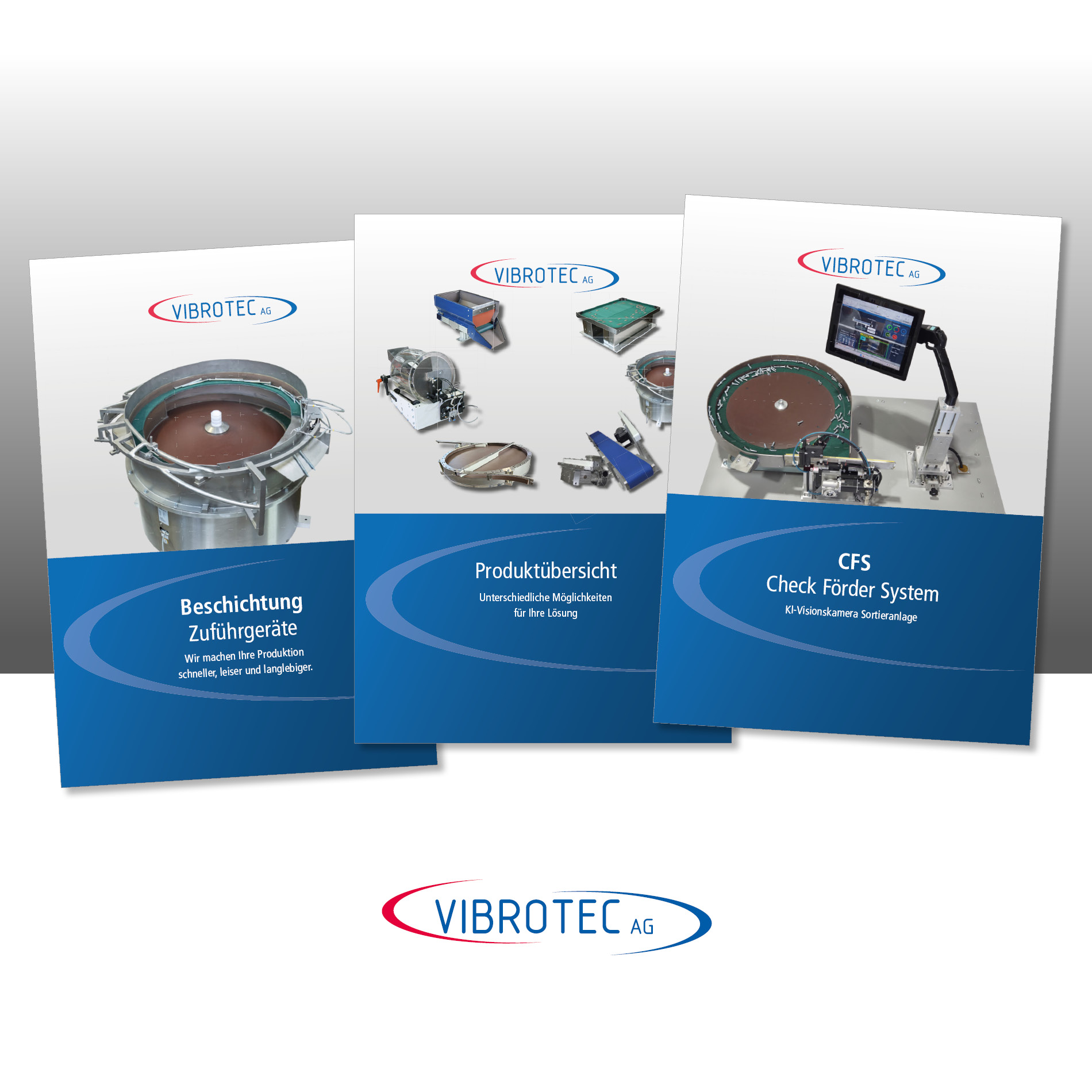 Vibrotec AG in Bondorf ->Imagebroschüre Industrie Handwerk Fördertechnik